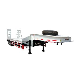 CIMC 3 Axle Trailer Lowbed Truck
