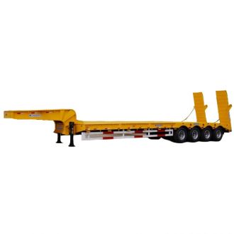 4 Axle 100 Ton Hydraulic Low Bed Truck