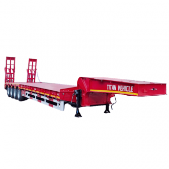 4 Axle 100 Tons Semi Lowbed Trailer