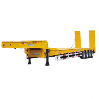 4 Axle Hydraulic Low Low Bed Trailer
