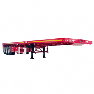 3 Axle 40 Ft Flatbed Truck Trailer