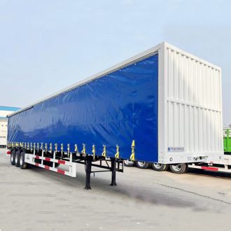 3 Axle Dry Box Semi Trailer 